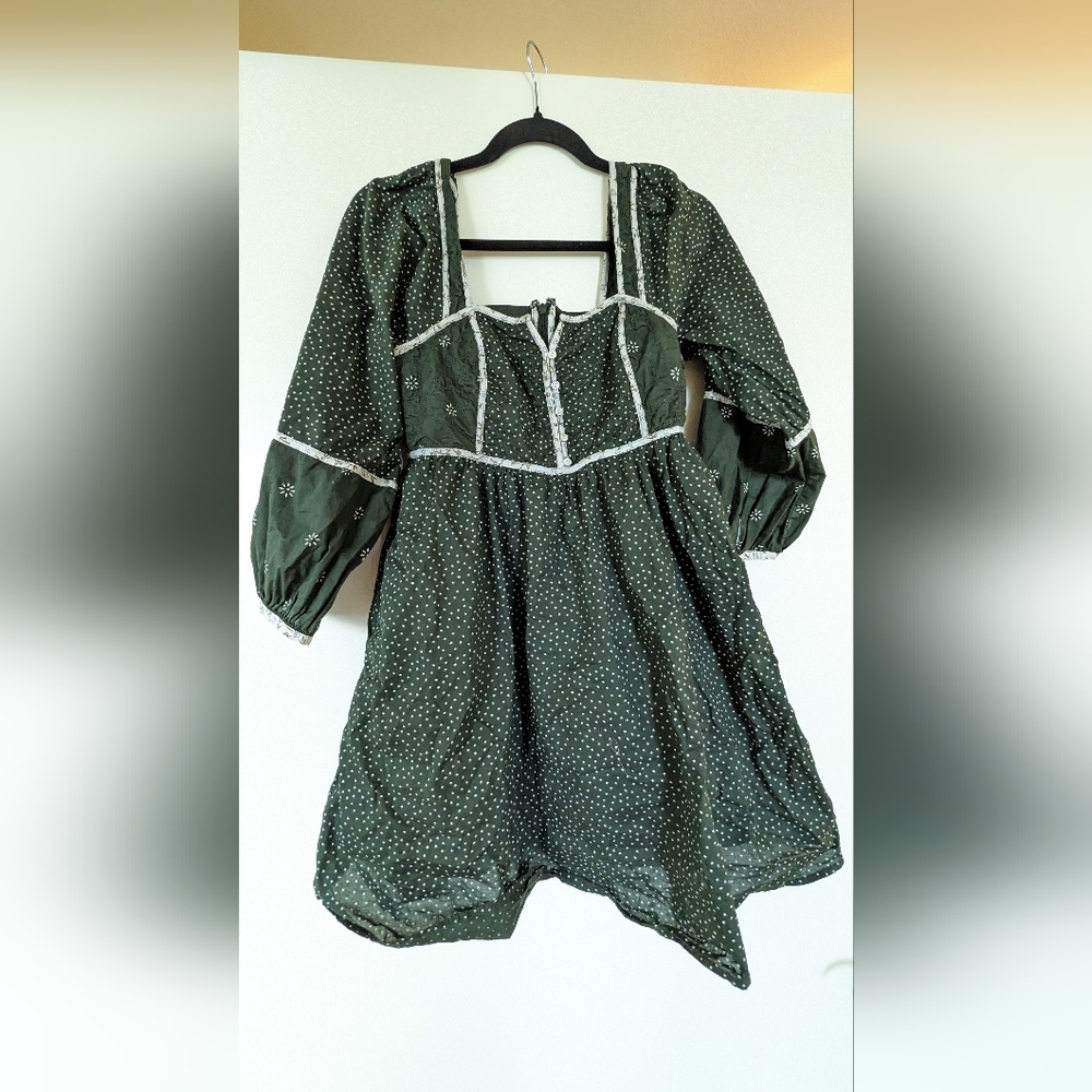 Madewell green dress
